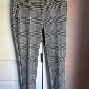 Ann Taylor Women’s Black and White Checkered Pants